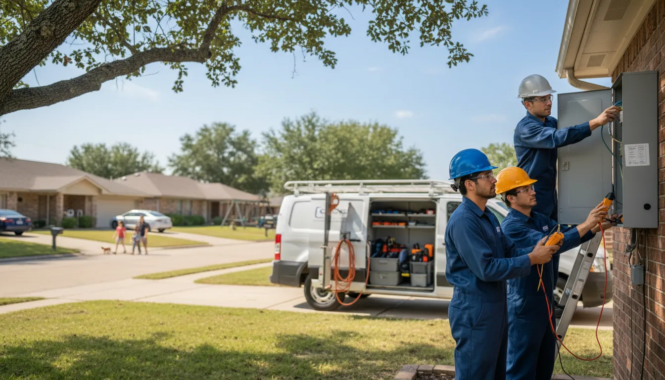 Certified electrician providing emergency electrical services in Indianola, IA